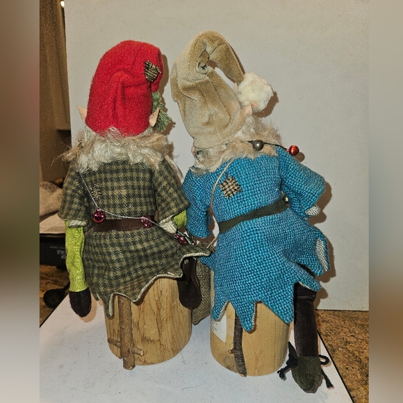 FOLKLORE  R.A. Georgetti Norwegian Elf Folklore 2 Dolls